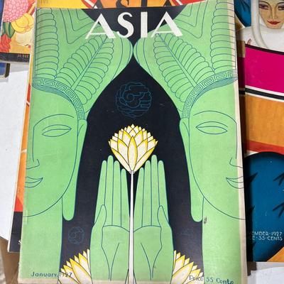 Antique Asia Magazine Lot c. 1927