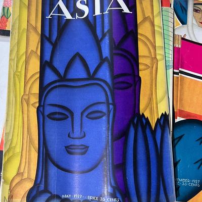 Antique Asia Magazine Lot c. 1927