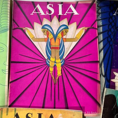 Antique Asia Magazine Lot c. 1927