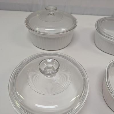 Corning Ware French White Baking Dishes