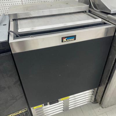 Lot 9 - commercial glass Froster chest freezer