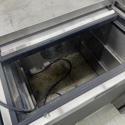 Lot 9 - commercial glass Froster chest freezer