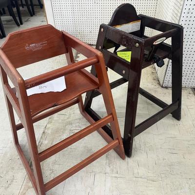 Lot 17: High Chairs