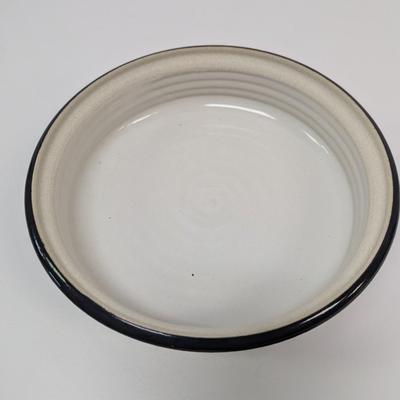 Hand Made Pottery Covered Casserole Dish with Tortilla Warmer Insert