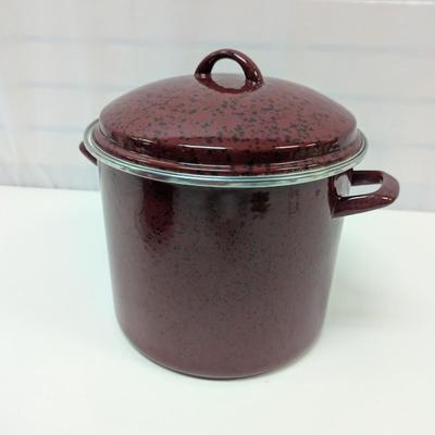Paula Dean Enameled Soup/Stock Pot With Lid