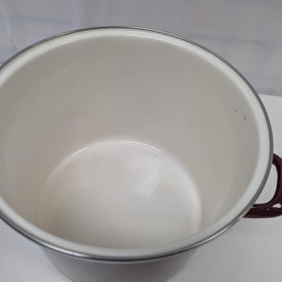 Paula Dean Enameled Soup/Stock Pot With Lid