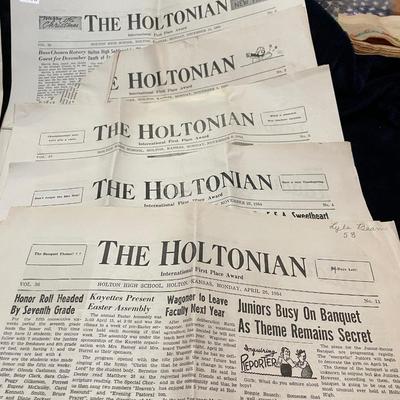 Vintage Holtonian papers
