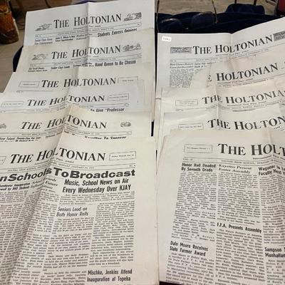 Vintage Holtonian papers