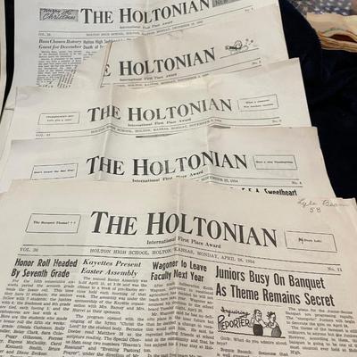Vintage Holtonian papers
