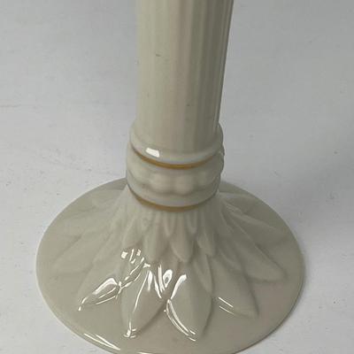 Rapture U.S. Lenox Silver Trim Saucer & Lenox Bud Vase