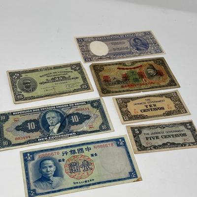 Various Currencies from Asia & South America