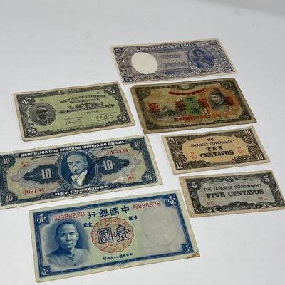 Various Currencies from Asia & South America