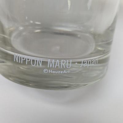 HouzeArt Old Fashioned Glasses With Ship Designs - Set of Six
