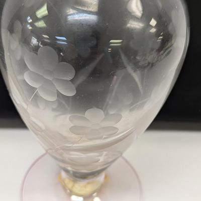 Lenox Floral Spirit 9" Crystal Vase