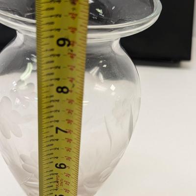 Lenox Floral Spirit 9" Crystal Vase