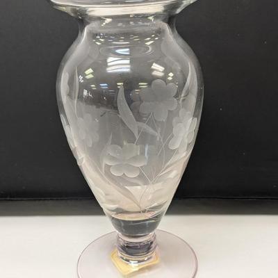 Lenox Floral Spirit 9" Crystal Vase