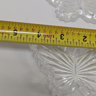 Glass Butterfly Trinket Boxes