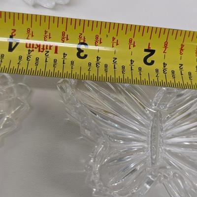 Glass Butterfly Trinket Boxes