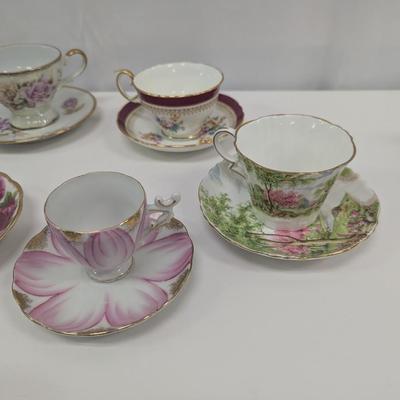 China Teacups and Saucers