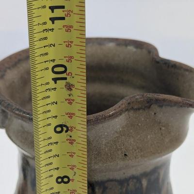 Hand Made Signed Pottery Pitcher