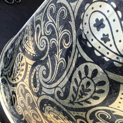 Lot 243 Vintage Trash Can & Candles