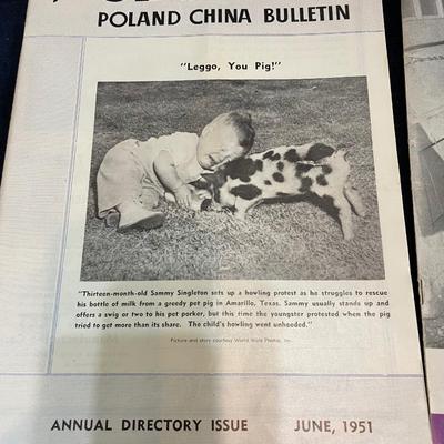 Vintage farm magazines