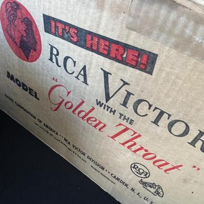 Lot 249 RCA Radio with original box