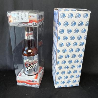 Lot 252 Coors Light NASCAR car in bottle
