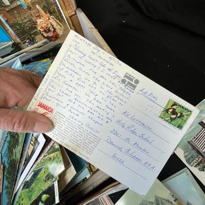 Lot 256 Large collection of post cards