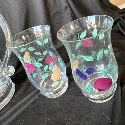 Lot 262 Princess House Pitcher & tumbler set