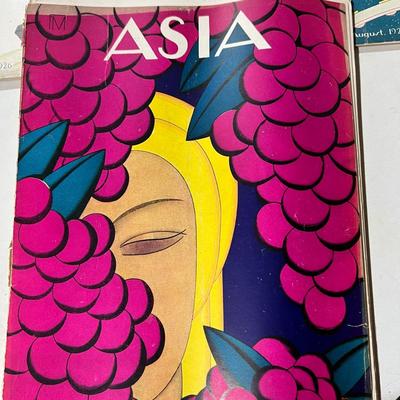 Antique Asia Magazine Lot c. 1926