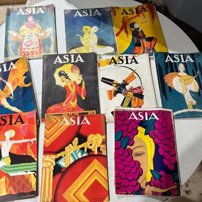 Antique Asia Magazine Lot c. 1926