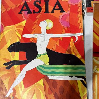 Antique Asia Magazine Lot c. 1926