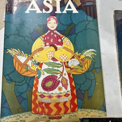 Antique Asia Magazine Lot c. 1926