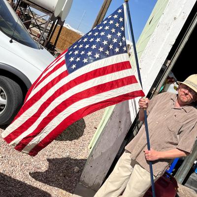 Lot 284 Vintage 50 star Flag