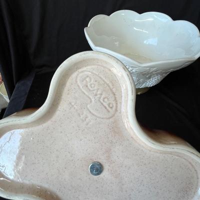 Lot 285 Punch bowl and trays