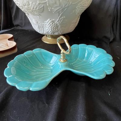 Lot 285 Punch bowl and trays