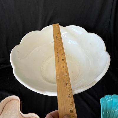 Lot 285 Punch bowl and trays