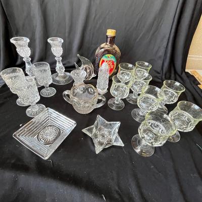 Lot 288 Big lot of Crystal glass