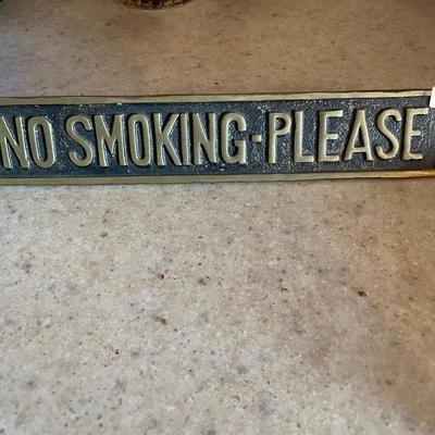 No smoking sign