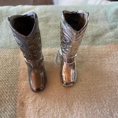 Cowboy boot toothpick holder