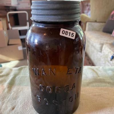 Amber Wan-eta cocoa Boston jar