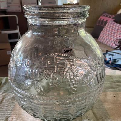 Anchor Hocking round clear bowl