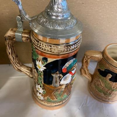Vintage Beer Stein Lot