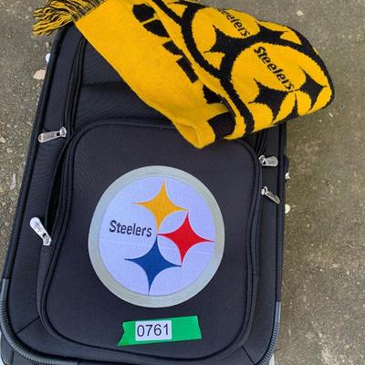Clean Pittsburg Steelers Luggage & Scarf