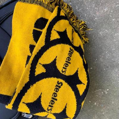 Clean Pittsburg Steelers Luggage & Scarf