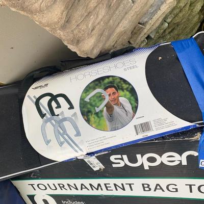 Backyard Games Lot Corn Hole Badminton Croquet +++