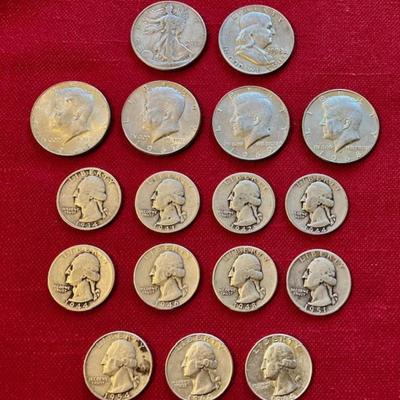 Lot Of 17 Silver Coins