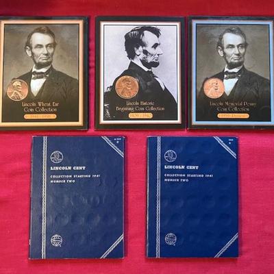 Five Sets Of Lincoln Penny Collections