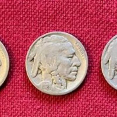 Lot Of 9 Vintage Nickels